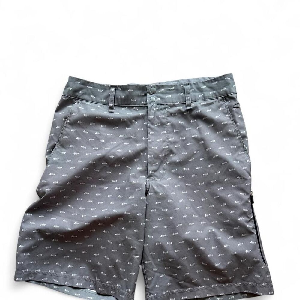 Champion Men's Grey and Black Shorts